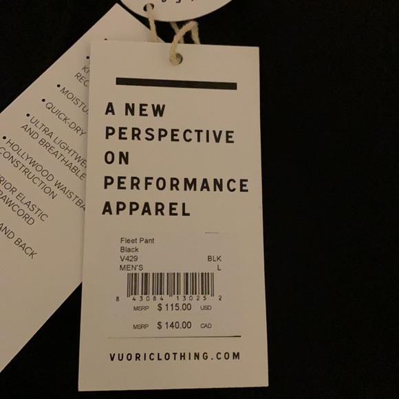 NWT- Vuori Fleet Pant - Picture 7 of 10